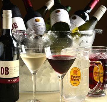 アルコール60種類飲み放題♪