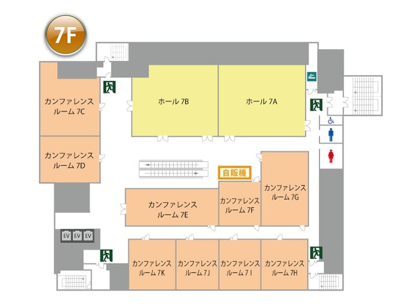 フロアマップ（7階）