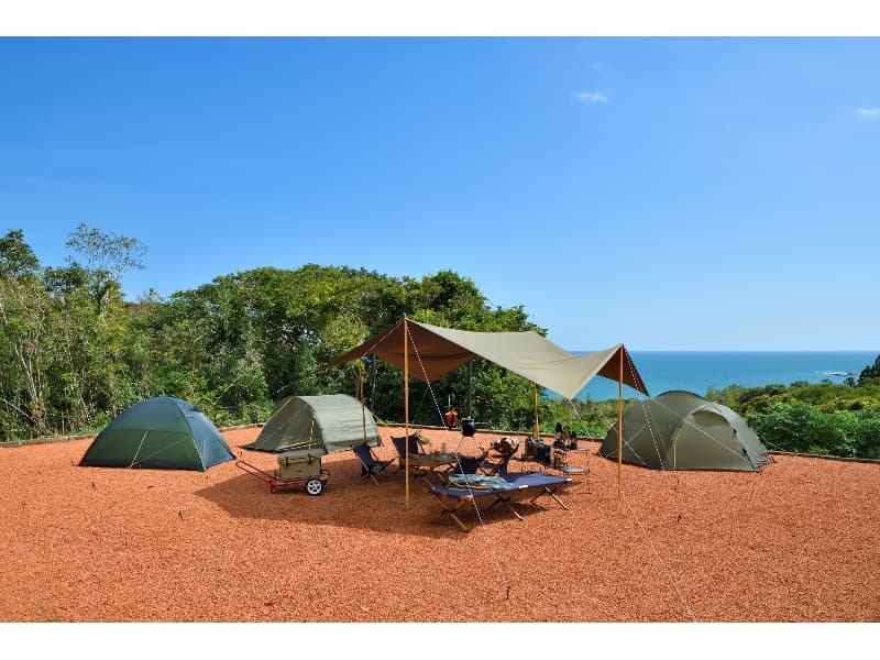 レンガチップキャンプエリア【OceanView】
太平洋を一望できるキャンプエリアです。