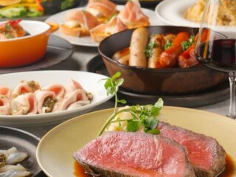 食べ応え抜群のメインが楽しめるボリューム満点のコース料理