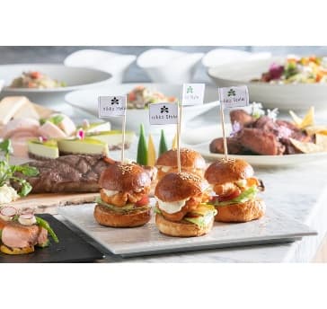 【忘年会】パーティープラン　（着席又は立食）全10品の大皿料理　又は　ブッフェ形式　1名予算￥7,500込々～