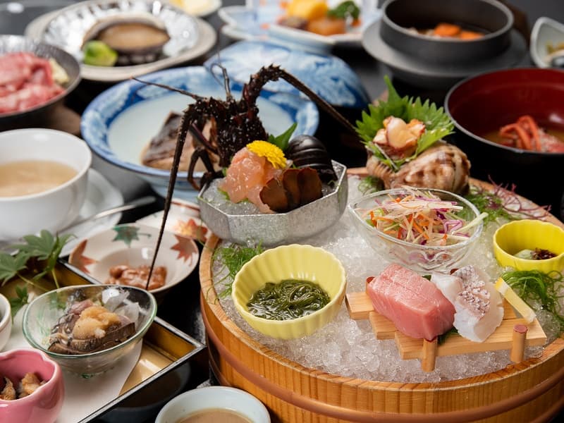 贅沢会席料理例