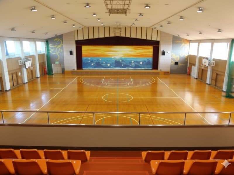 「蓮沼スポーツプラザ」
アリーナ、小体育館、集会室（しおさい館）、会議室、運動広場などの有料施設を備えたスポーツ施設です。
利用時間：は9:00～22:00
休館日：休館日は月曜日および祝日の翌日
所在地：〒289-1806 千葉県山武市蓮沼ハ5402-1