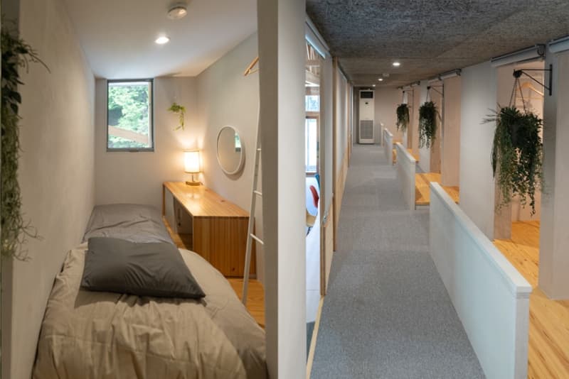 【宿泊施設】　棚田ヒュッテ（8室）
1名用のお部屋です。