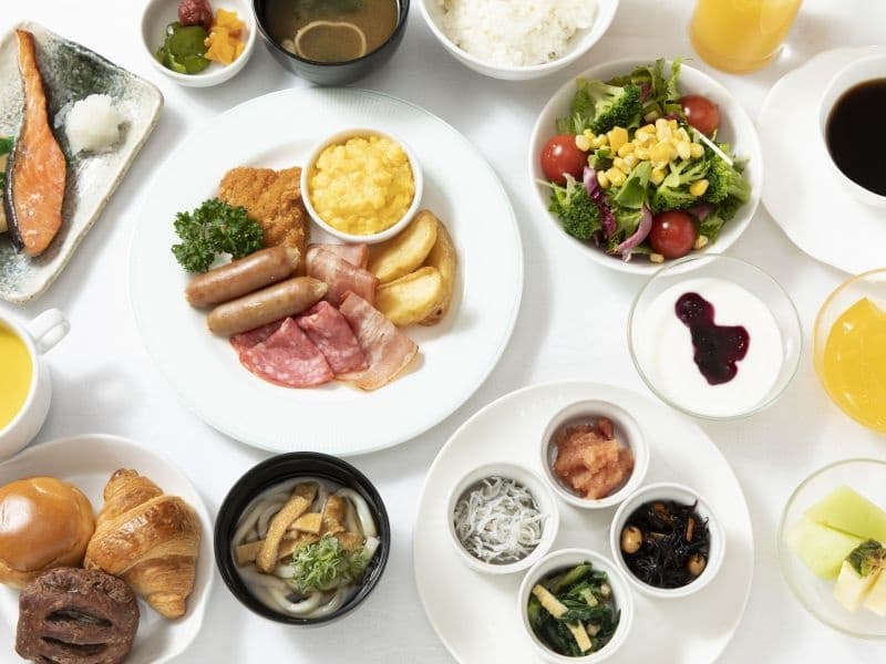 【食事】朝食　※画像はイメージです
　　1名様料金：1,430円
　　営業時間　：7:00-9:00