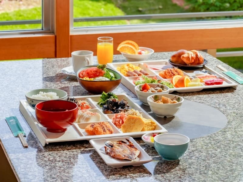 メニューが豊富な朝食バイキング