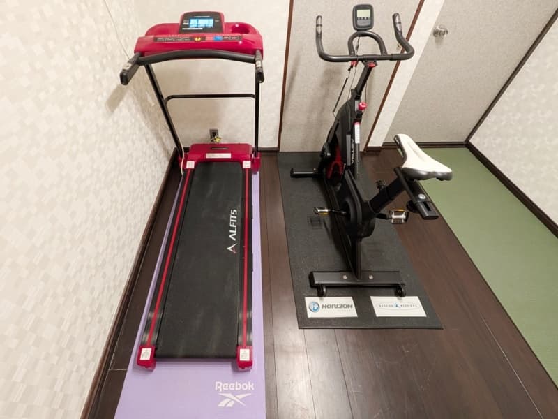 運動器具を備えており、滞在中のリフレッシュにもおすすめです。