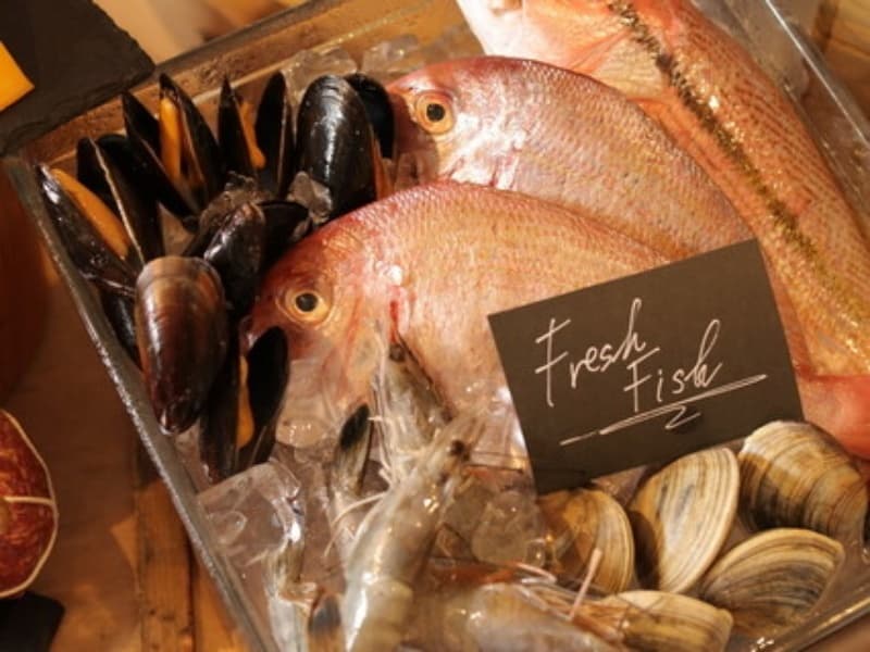 毎日仕入れる新鮮な鮮魚を使用。名物カルパッチョをはじめ、素材の旨みを活かした料理をお楽しみください。