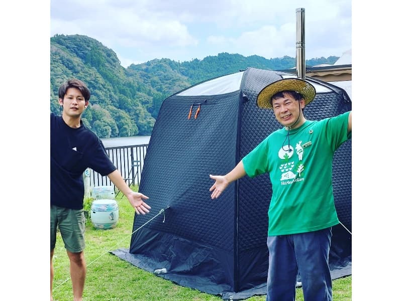 アウトドアサウナ付き合宿
