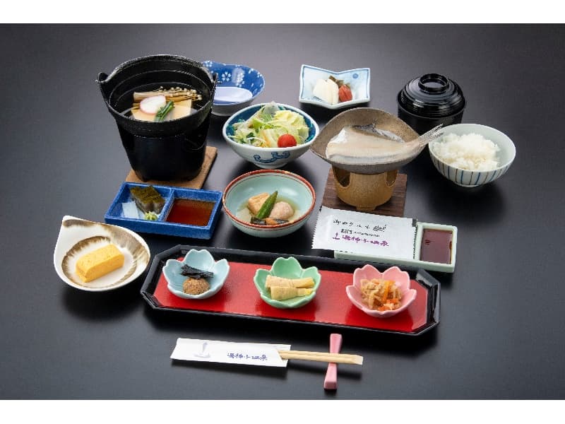 朝食の和定食