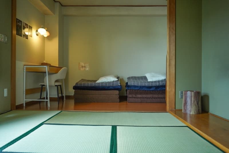落ち着いて休める個室。