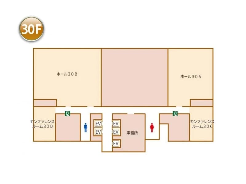 フロアマップ 30階