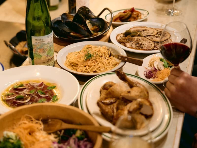 【お料理】
コースの一例