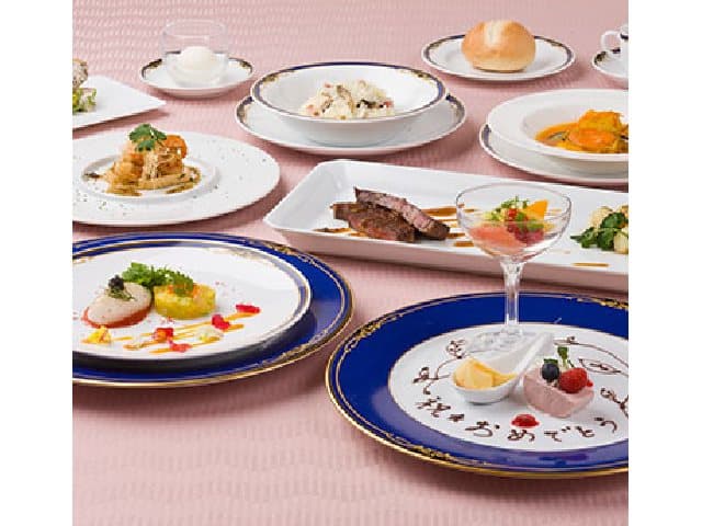 西洋料理 お祝いコース イメージ