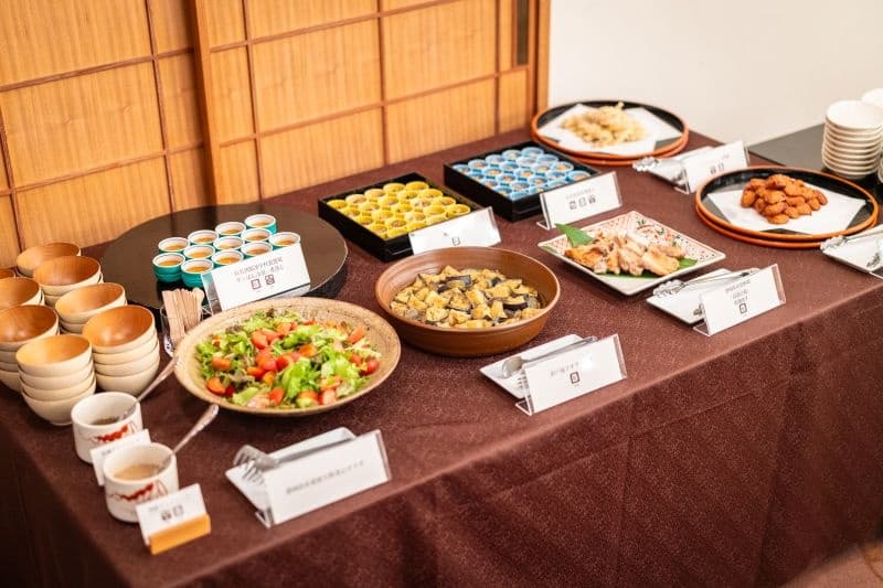 浮月楼パーティープラン-宴-「ビュッフェプラン」

■料金：お一人7,700円　※ドリンク別
■適用人数：50～150名