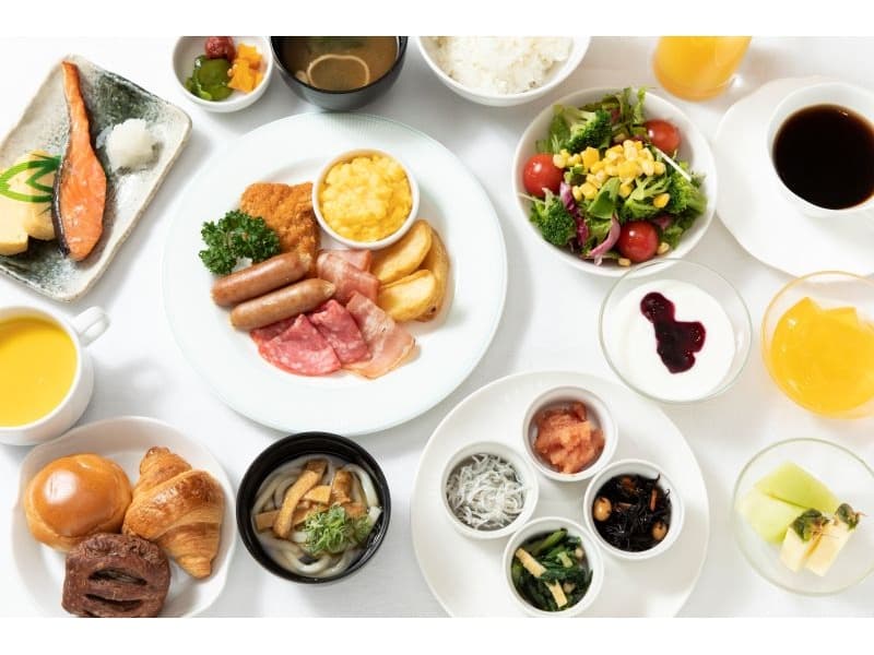【食事】朝食　※画像はイメージです
　　1名様料金：1,430円
　　営業時間　：7:00-9:00