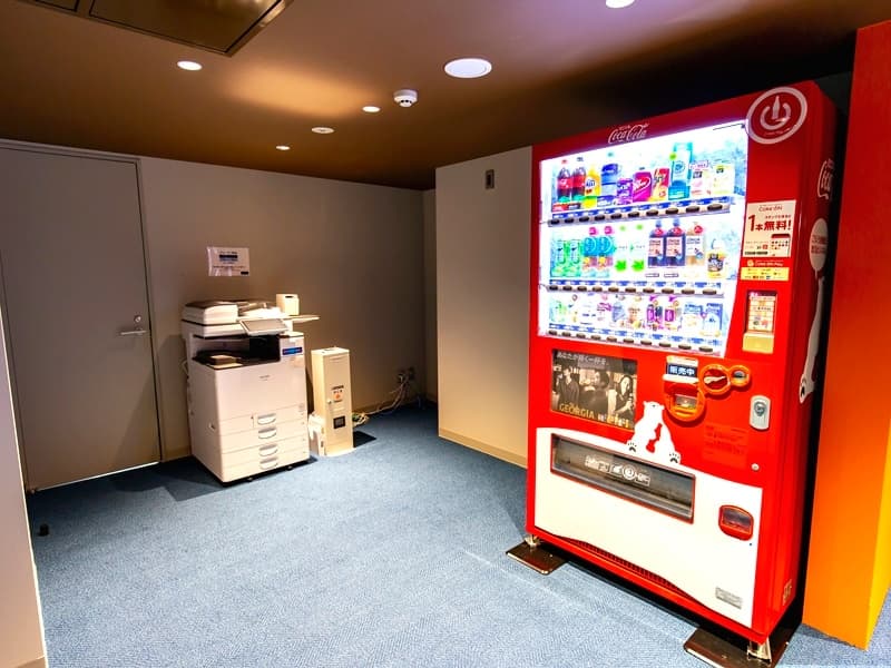 施設サービスイメージ2　1F OA、自販機