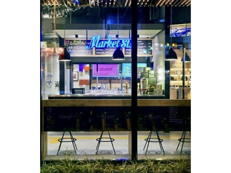 店前入口