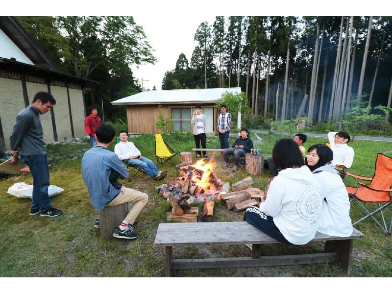 外でBBQ、焚き火も楽しんでいただけます。