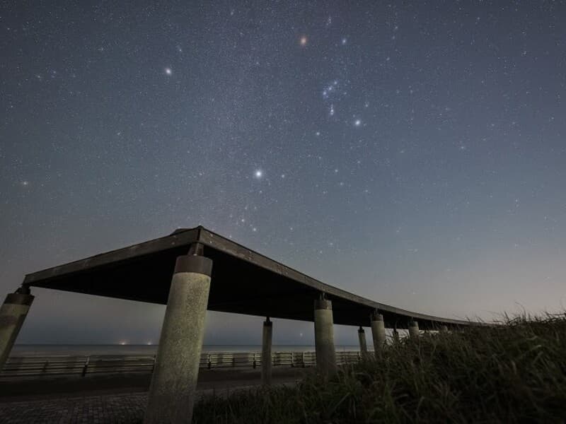 夜になると星空もお楽しみいただけます。