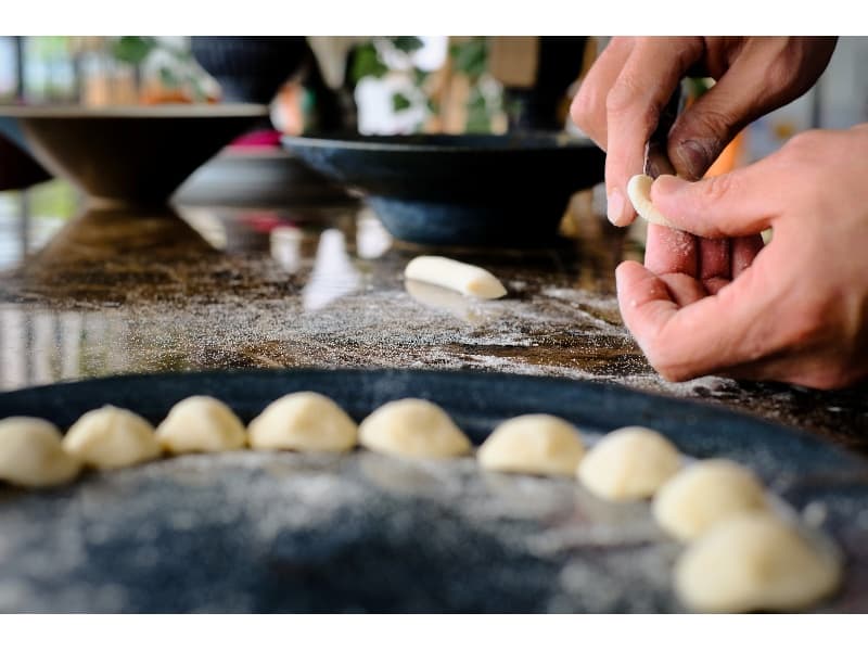 シェフ特製、手作りのパスタが人気です。