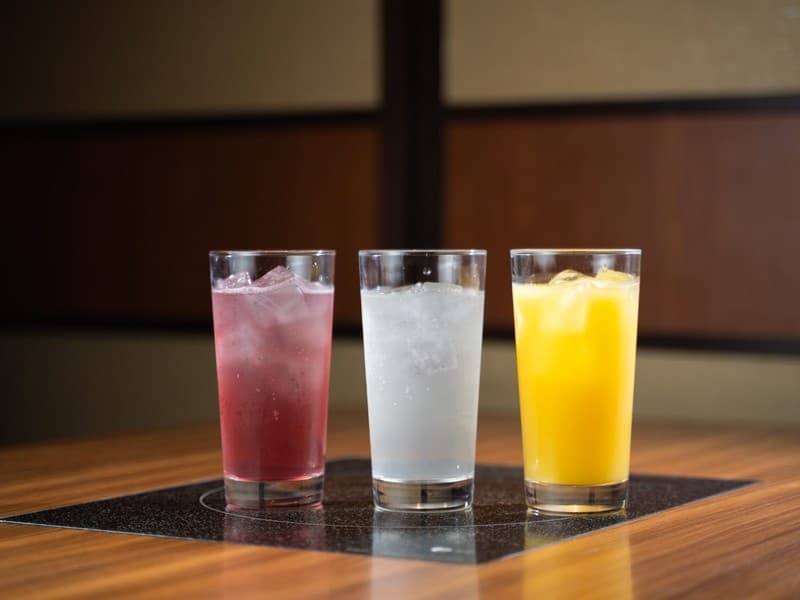 彩り豊かなドリンク