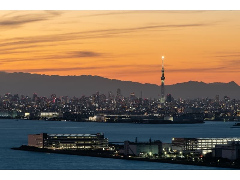 東京スカイツリーも見えます。