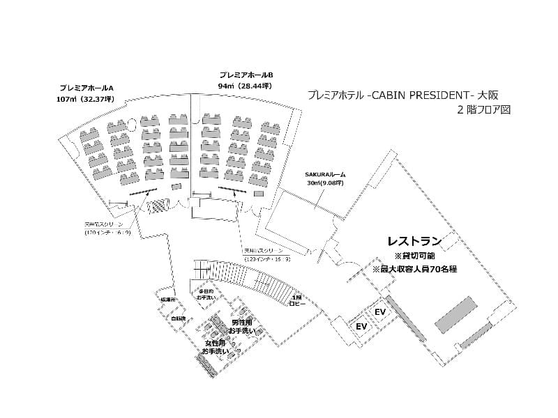 会議室フロア平面図