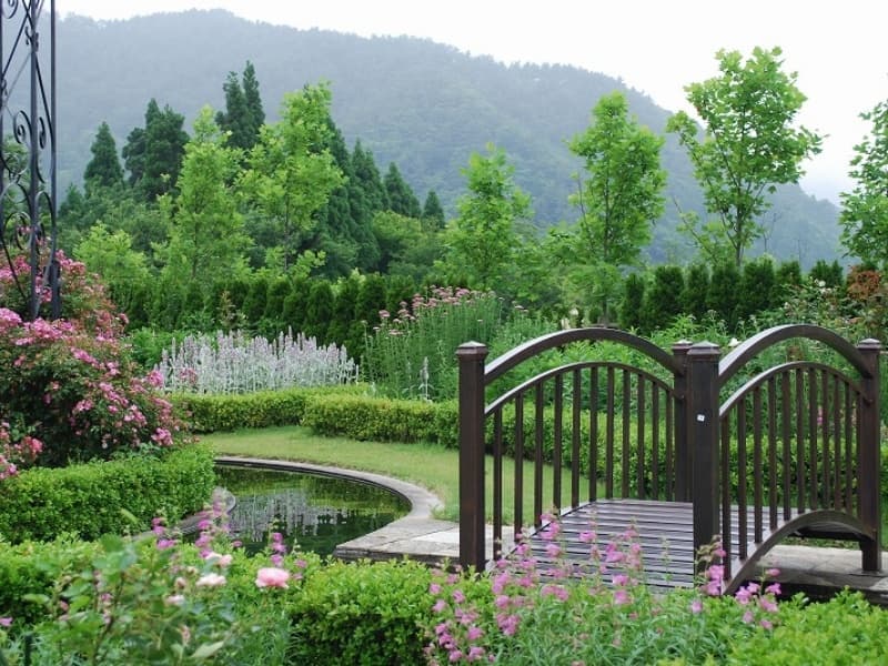 四季折々の表情をみせる1万5千坪の美しい庭園