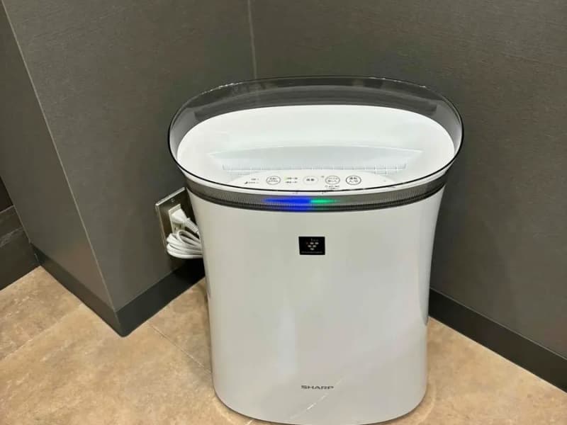 空気清浄機（2機）を設置