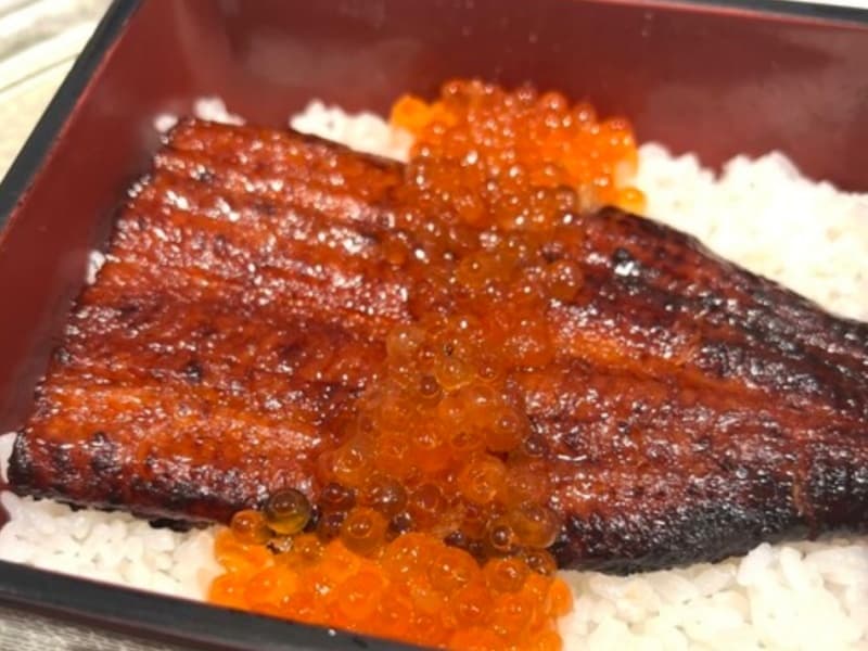 【お料理】
うなぎといくら