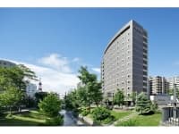創成川公園に隣接しており、季節によっては道路沿いに花が咲きます。