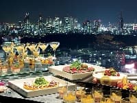 東京の夜景を眺めながらシェフこだわりの美味しい料理を堪能いただけます。