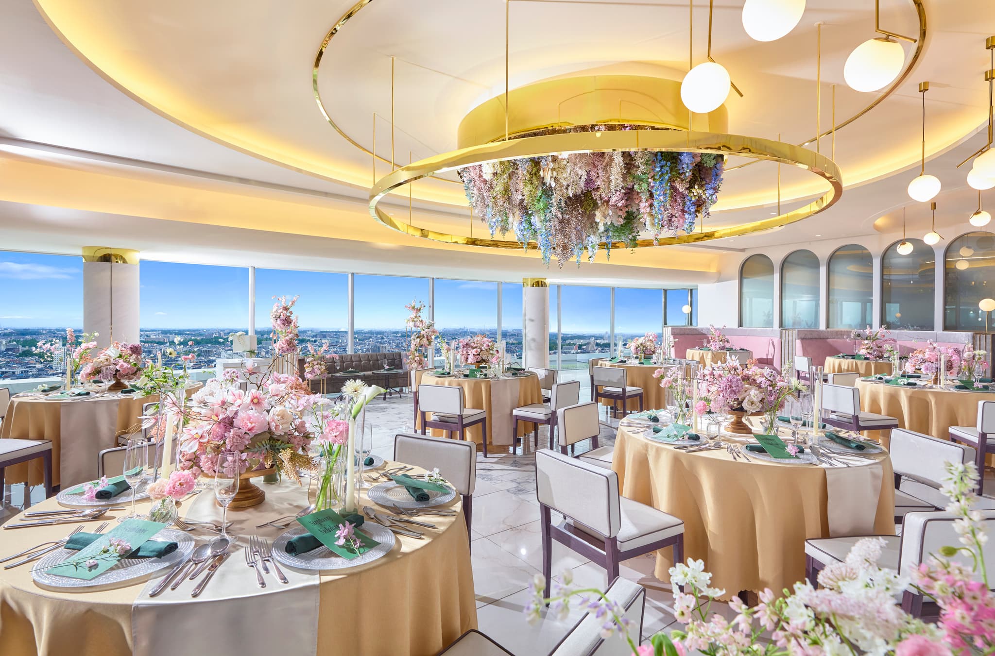 【MAINDINING】183.14㎡/55.5坪
■着席～100名様
■立食～150名様