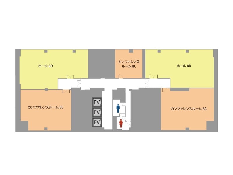 フロアマップ（8階）