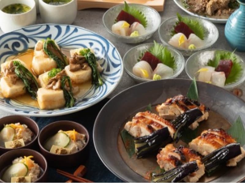 《個室確約》【あかつきコース】全9品 2時間飲み放題付 5,280円⇒4,800円(税込)