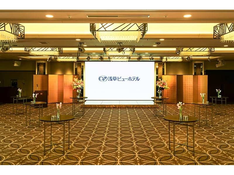 3階中宴会場「祥雲」。
各種ご宴会の用途に合わせて、最適なセッティングを承ります。