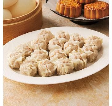 【冷凍】肉焼売（8個入り）1,296円（税込）
東天紅の焼売
海老、干し貝柱などの贅沢な素材からの旨みで、調味料無しでも美味しく召し上がっていただけます。