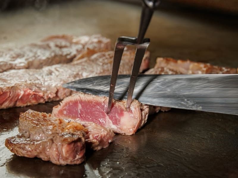 鉄板焼きなど各種オプションをご用意しております
