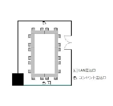 ロの字 : 最大20名
