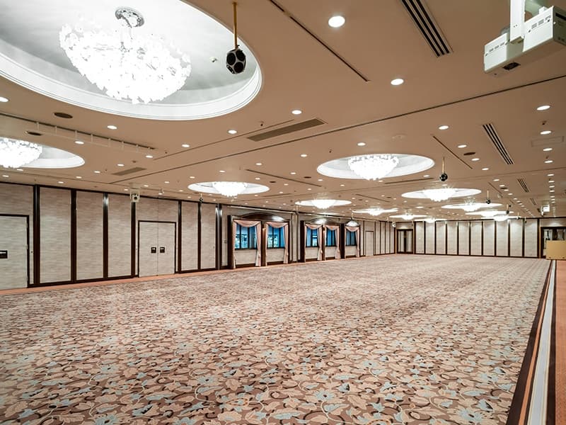 1F曙全室（491㎡・立食380名・着席300名）
