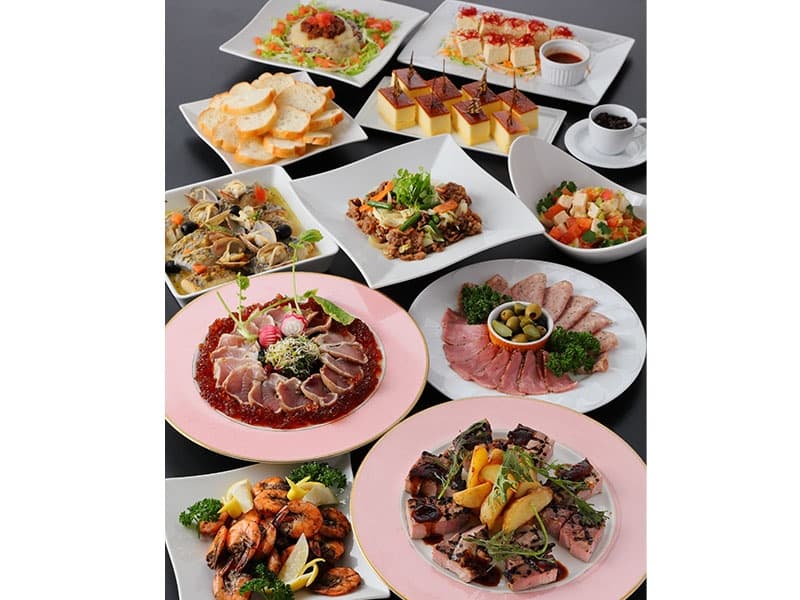 洋食卓盛料理イメージ