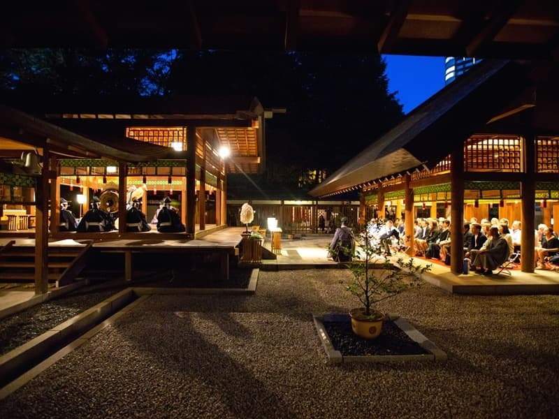 【乃木神社】神事：神社本殿