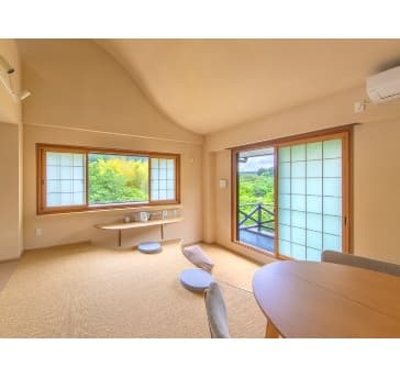 【個室】『憩いの部屋』《素泊まり》定員3名、共用温泉付き（食事なし）