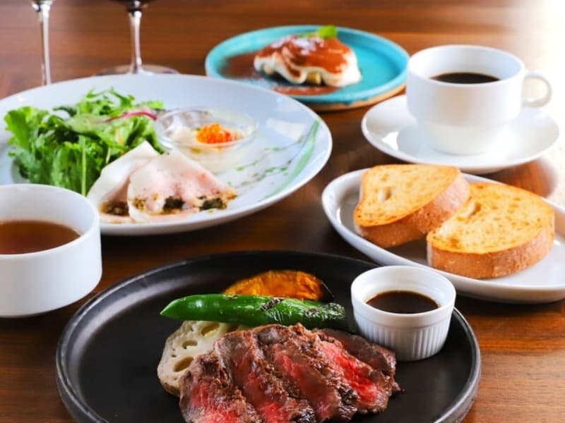 火入れにこだわった本格ステーキをランチで