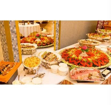 洋食、中華、和洋中折衷メニューをご用意いたしております！
和洋中折衷料理がおすすめ♪
こちらがビュッフェのイメージです！