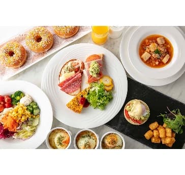 翌日の朝食はホテルブッフェにてご案内致します。