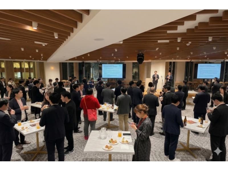 セミナー後の懇親会もそのままシームレスに
