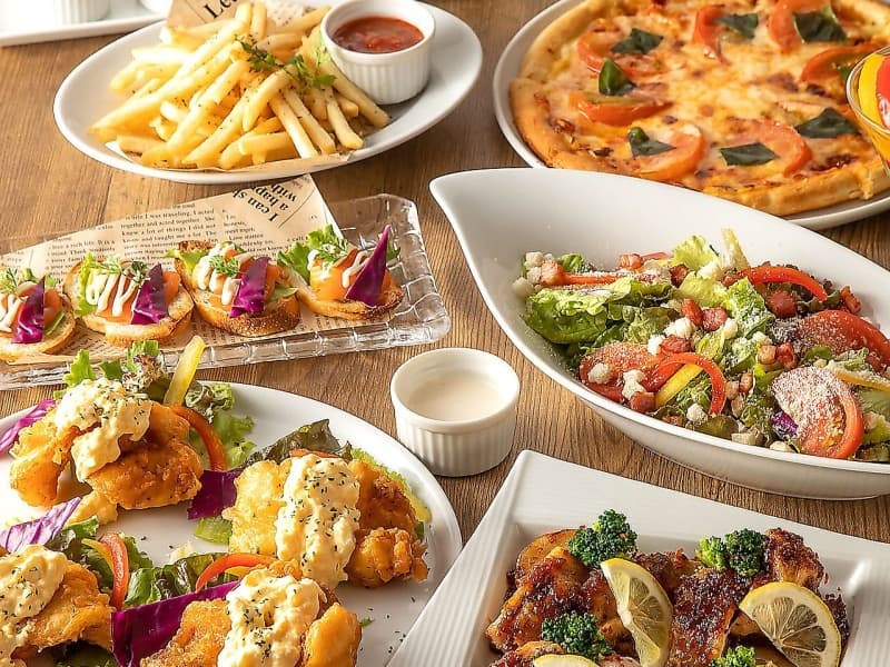 魚料理と鶏料理が楽しめる【カジュアルコース】