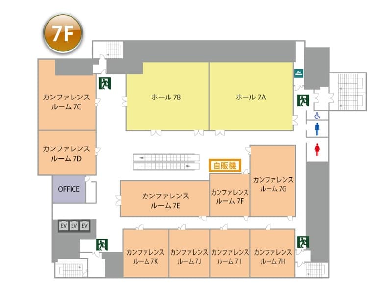 フロアマップ（7階）